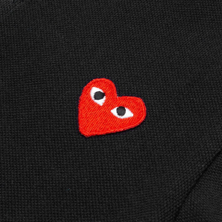 Comme Des Garcons Kids For Children Polo Shirt  - Black