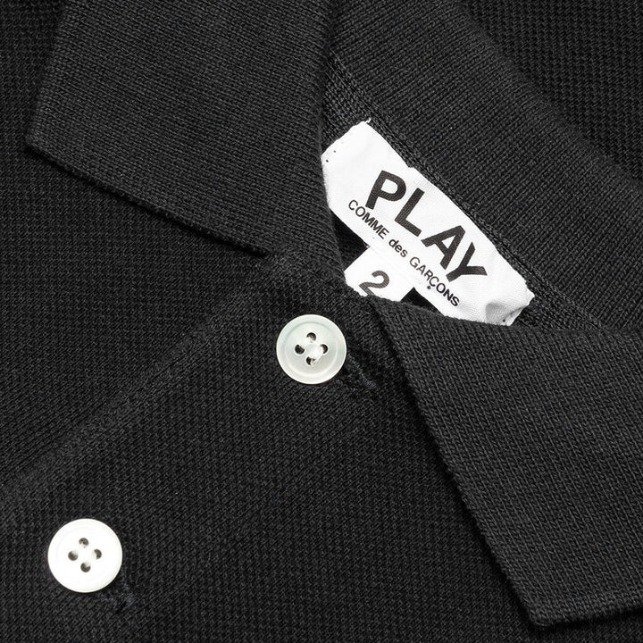 Comme Des Garcons Kids For Children Polo Shirt  - Black