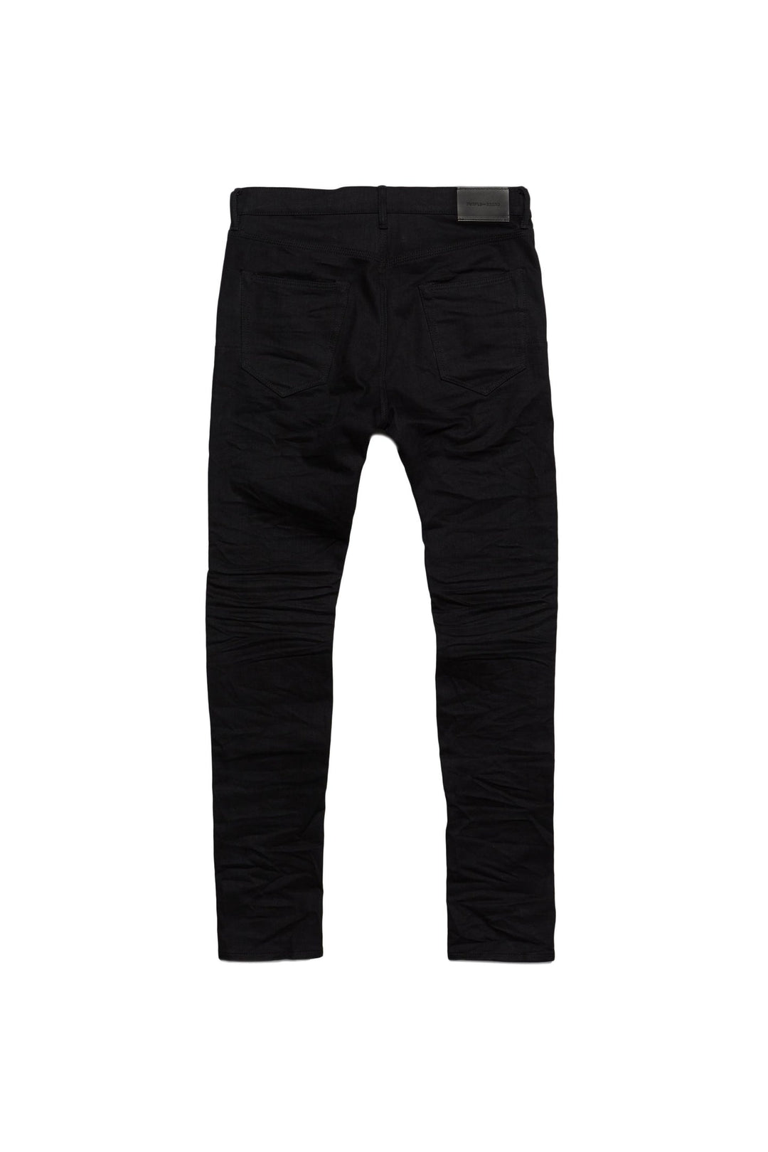Purple Brand P001 Low Rise Skinny Jeans - Black Raw