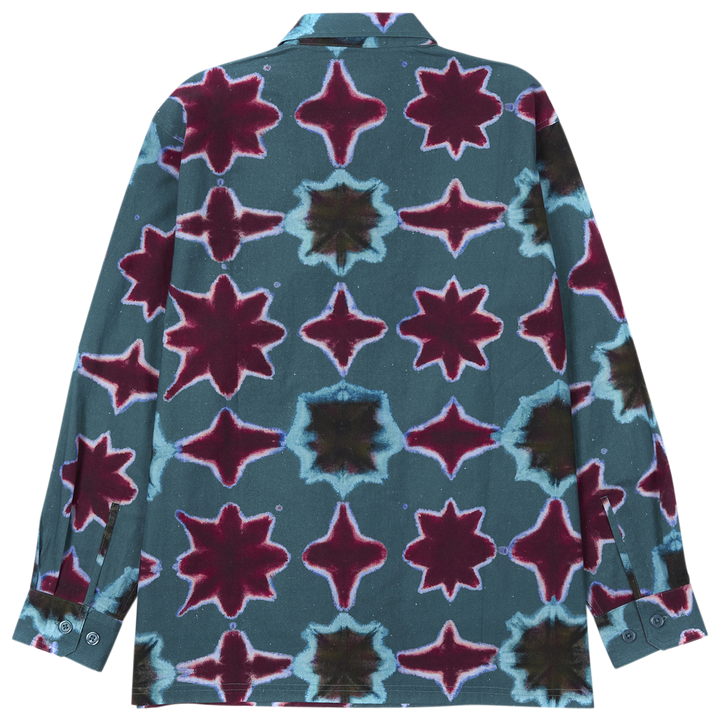 PLEASURES SULFUR LS BUTTON DOWN - BLUE