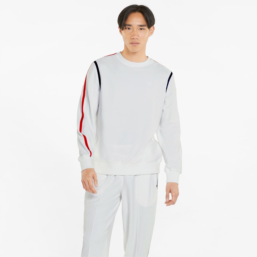 PUMA x TMC LL Crew Neck Men's Basketball Sweatshirt - Puma White