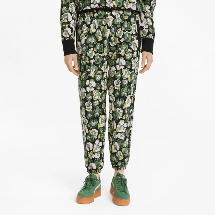 PUMA x LIBERTY Printed Women's Sweatpants - Puma Black-Flower AOP