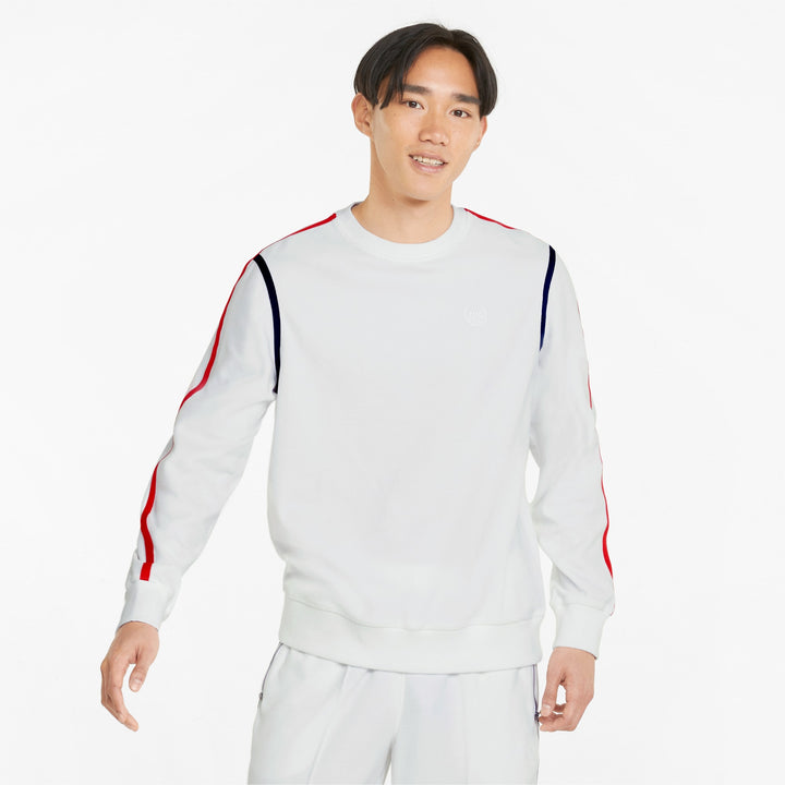PUMA x TMC LL Crew Neck Men's Basketball Sweatshirt - Puma White