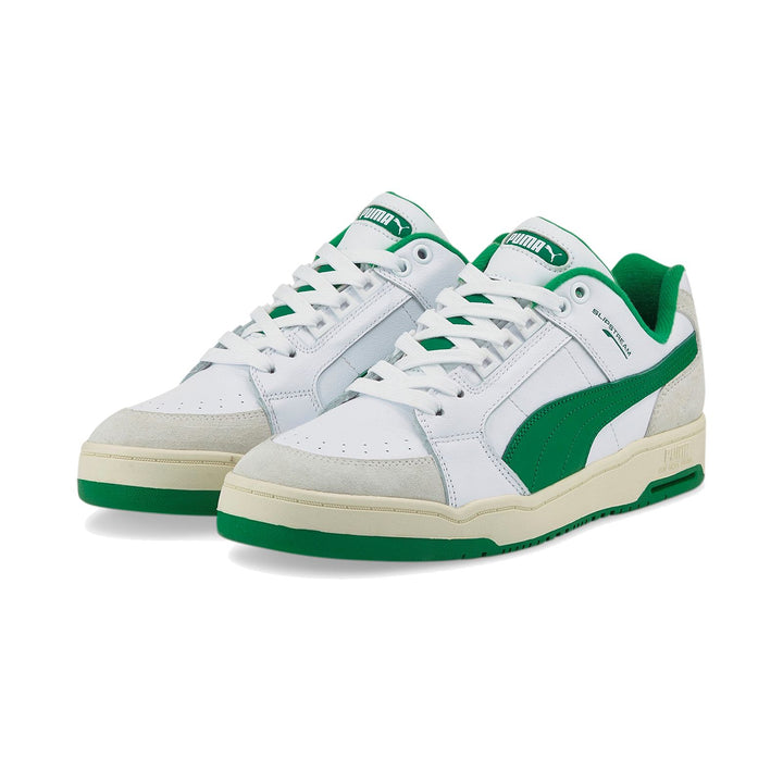 Puma SLIPSTREAM LO RETRO - Puma White-Amazon Green