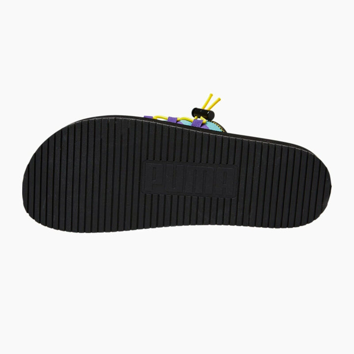 PUMA WILO BUTTER GOODS Mens Slides - Puma Black-Putty-Mineral Blue