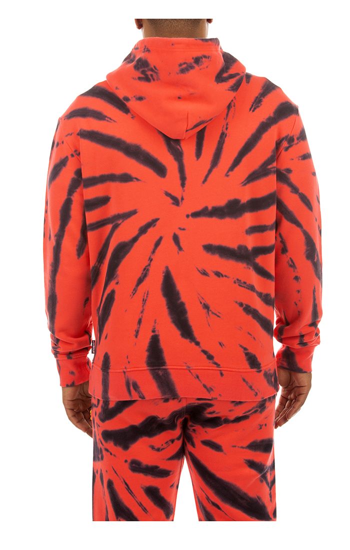 ICECREAM stone hoodie - neon red