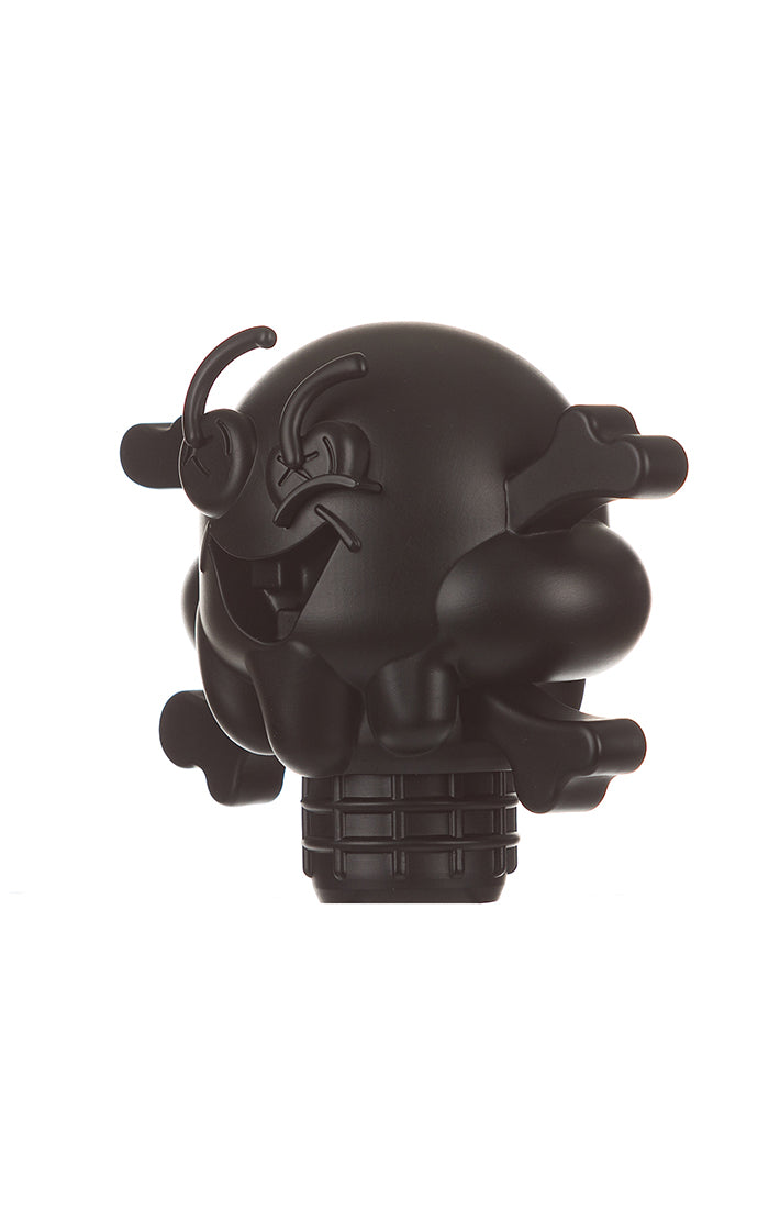 ICECREAM cones n bones figurine - matte black