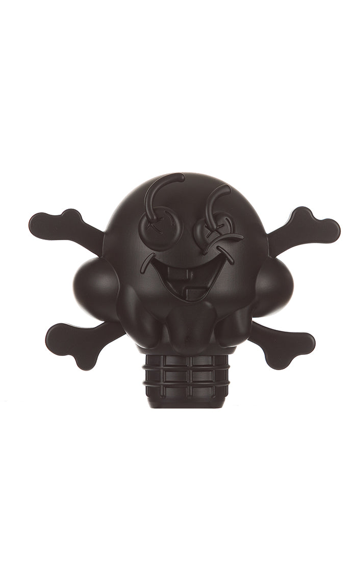 ICECREAM cones n bones figurine - matte black