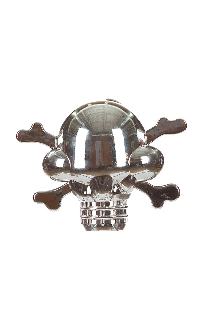 ICECREAM cones n bones figurine - silver