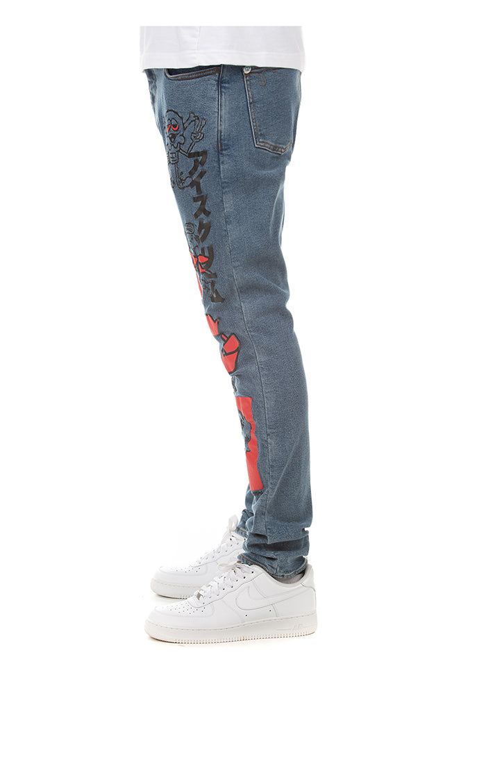 Icecream infamous jean - blue jean