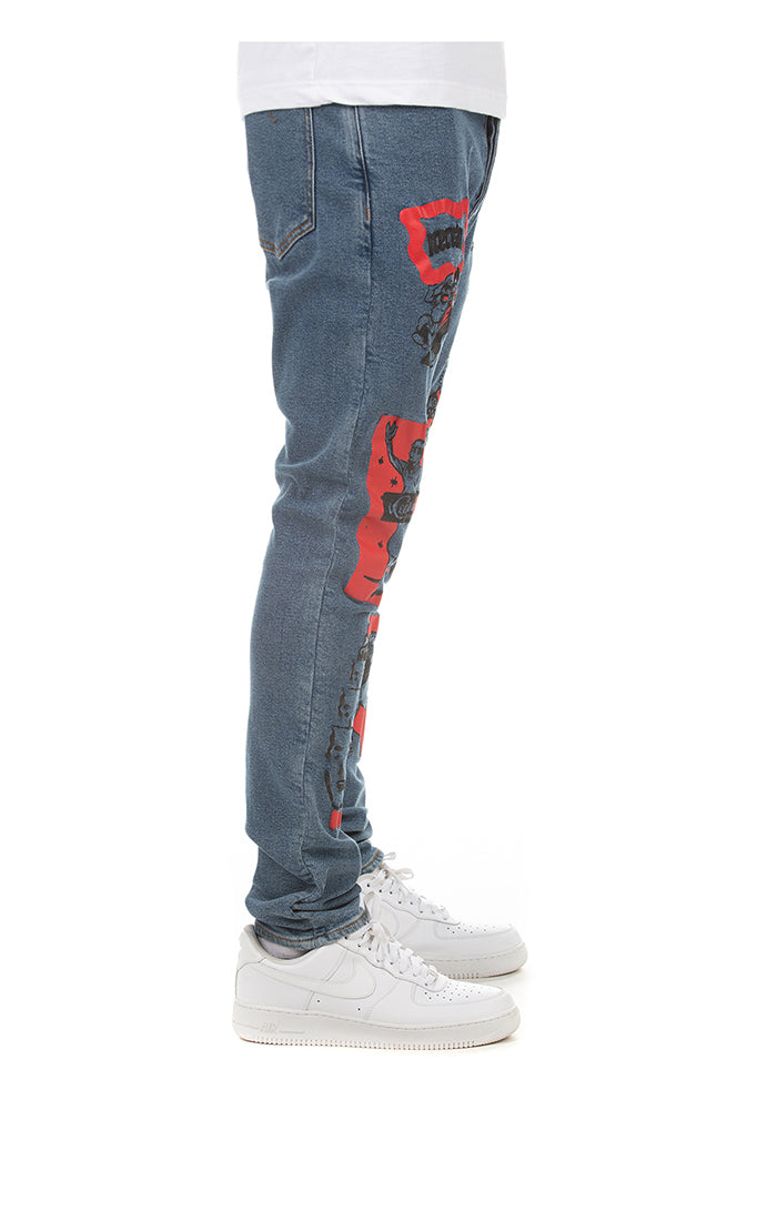 Icecream infamous jean - blue jean