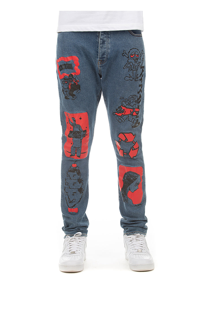 Icecream infamous jean - blue jean