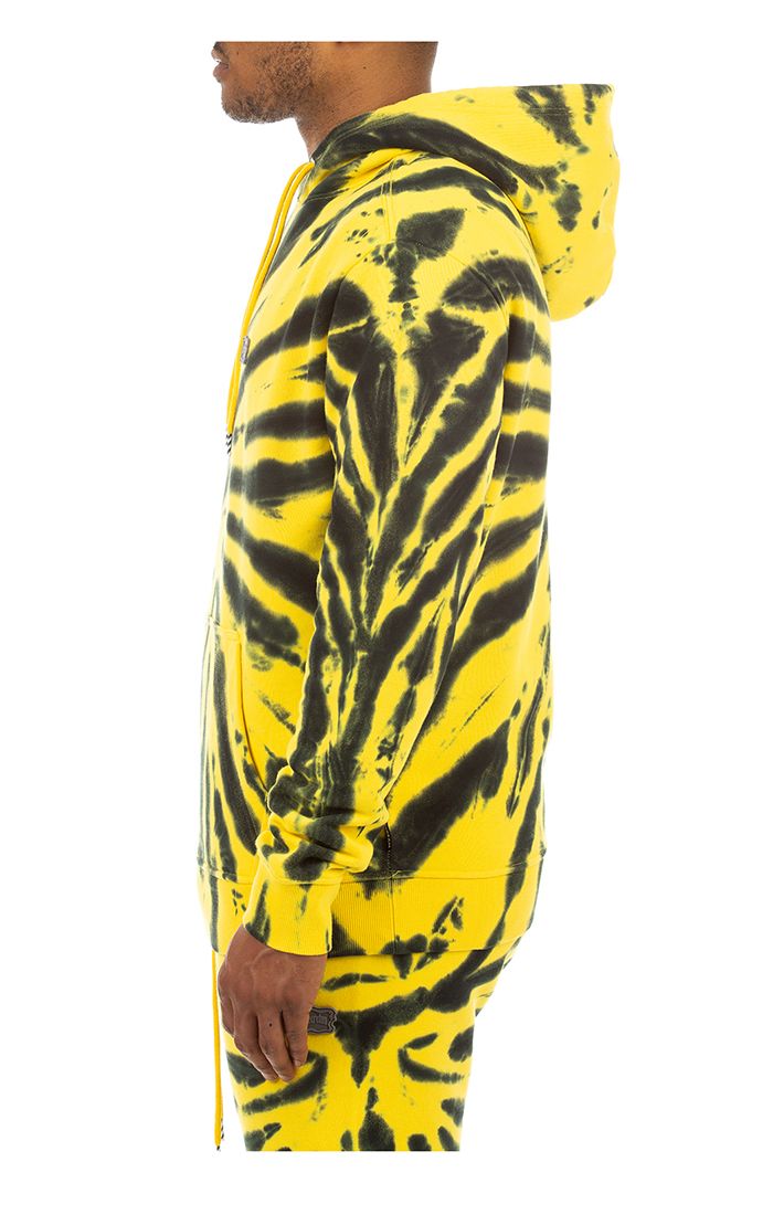 ICECREAM stone hoodie - neon yellow