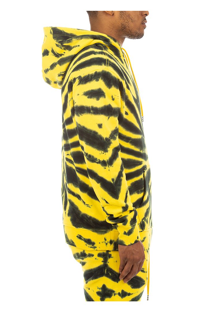 ICECREAM stone hoodie - neon yellow