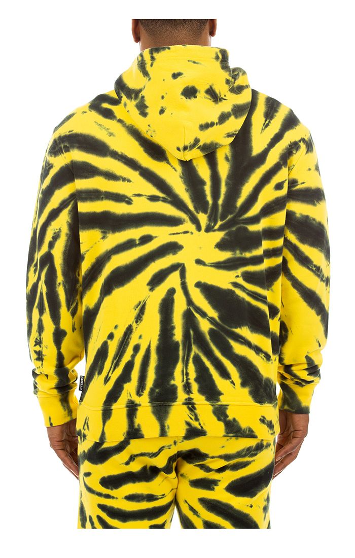 ICECREAM stone hoodie - neon yellow