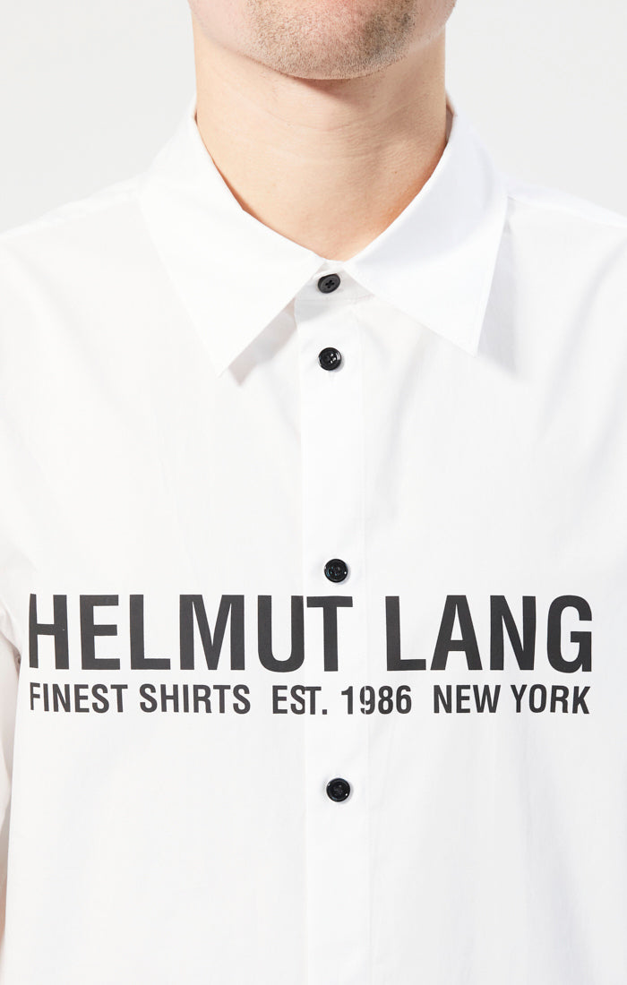 Helmut Lang Logo SS Shirt - White