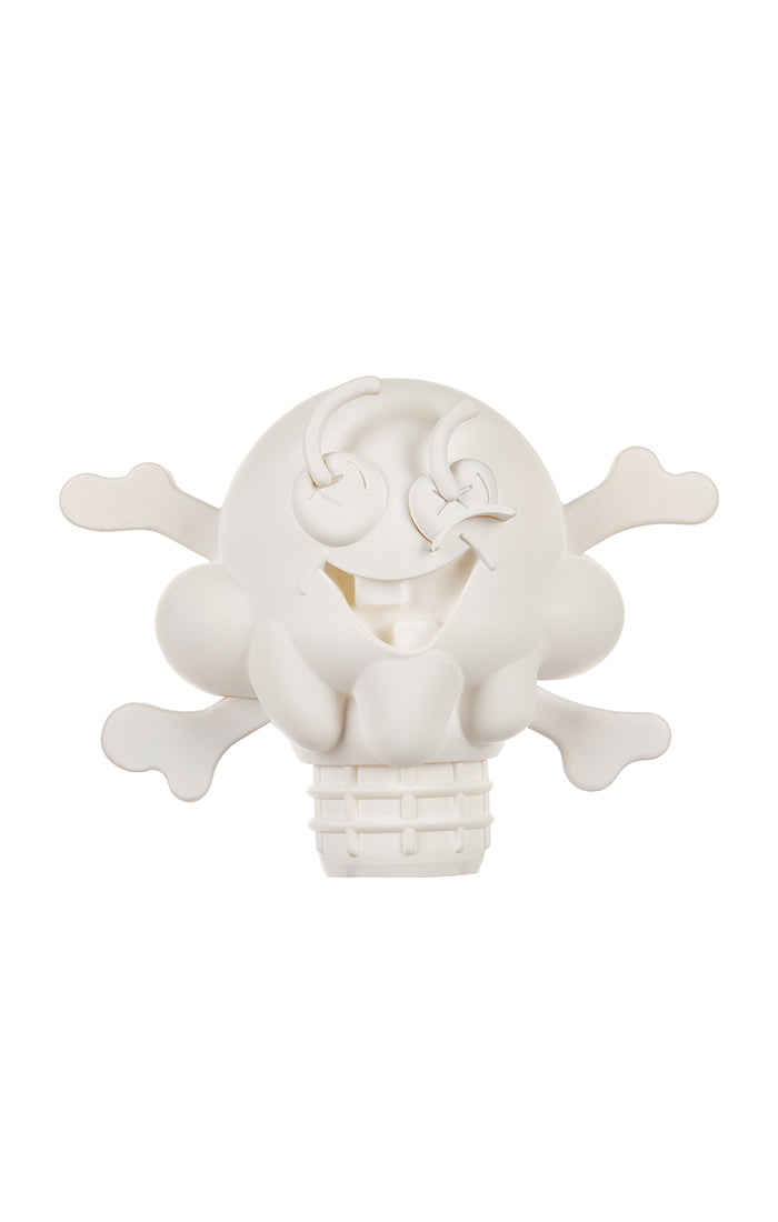 ICECREAM cones n bones figurine - white