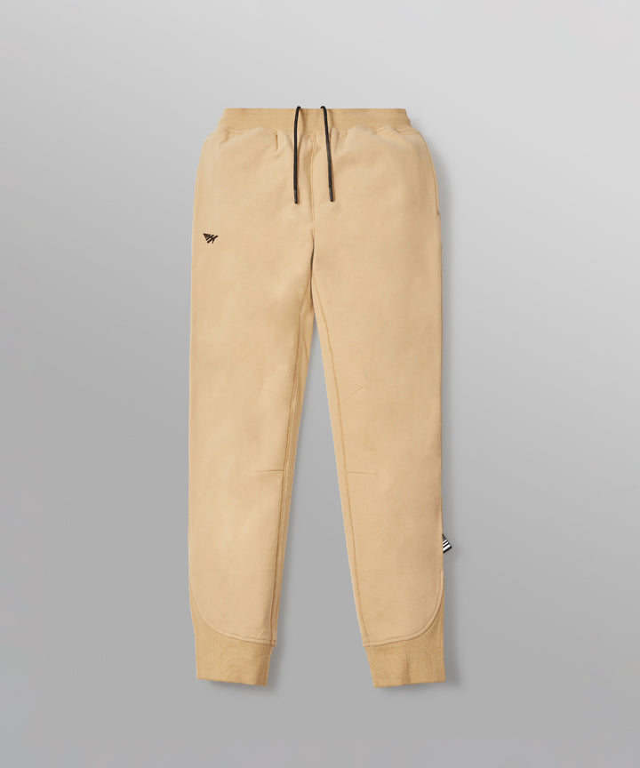 Paper Planes Brushed Surface Fleece Jogger - Pebble