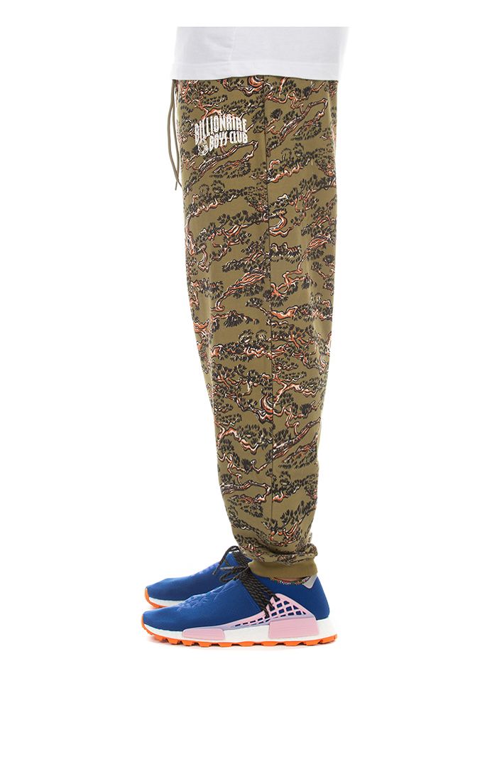 Billionaire Boys Club bb camo sweats - olive drab