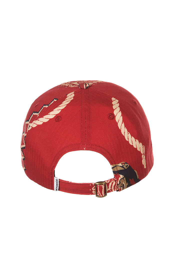 ICECREAM daytrotter dad hat - rococco red