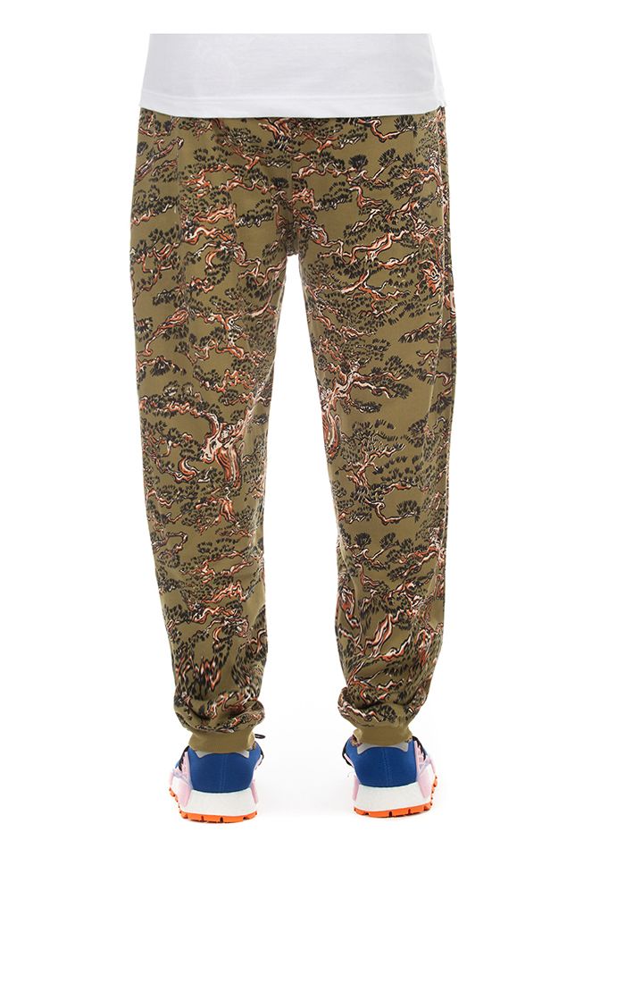 Billionaire Boys Club bb camo sweats - olive drab
