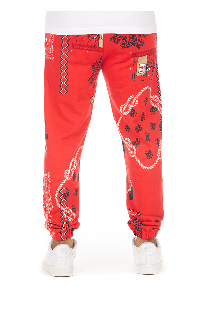ICECREAM gasoline sweatpant - tomato