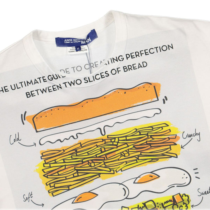 Comme Des Garçons SHIRT Crewneck T-Shirt - White - FK-T013-051-1